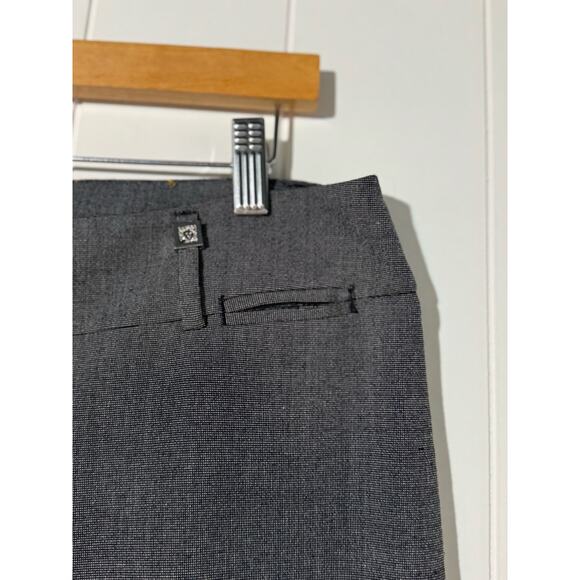 Anne Klein · Size 8 · Bootcut Trousers · Stretch Blend · Charcoal Gray - Picture 4 of 11